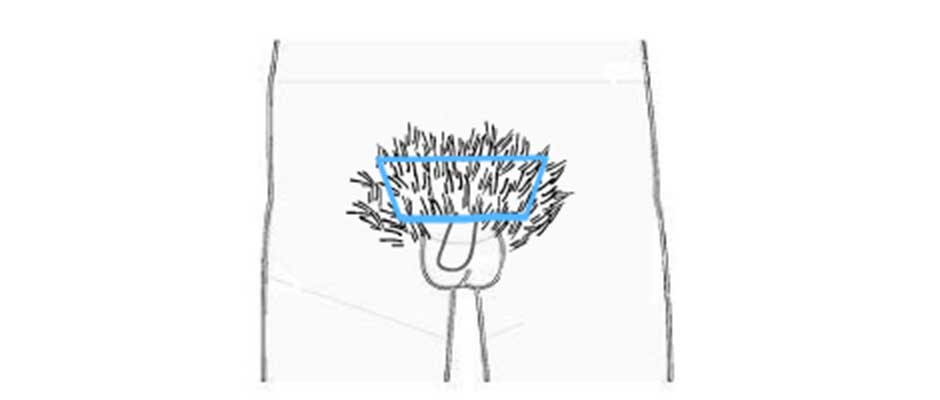 スクエア型 残すスタイル