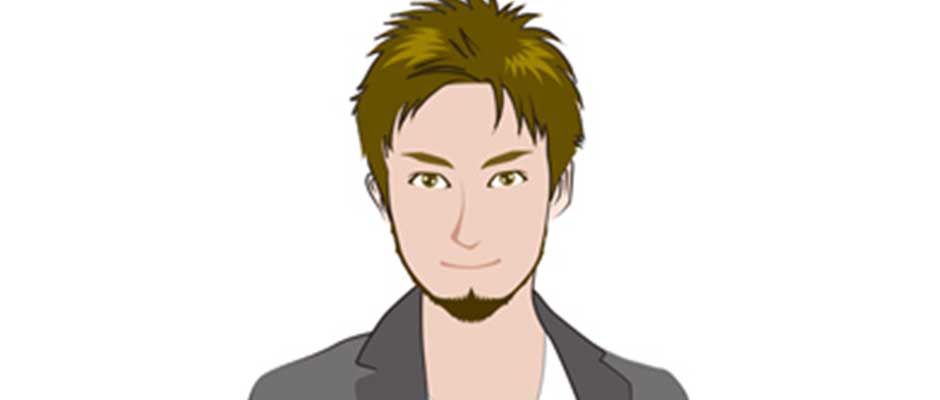 あごヒゲ + もみあげ