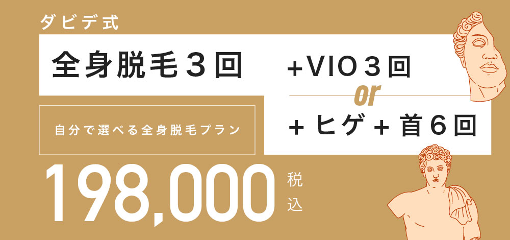 ダビデ式全身脱毛